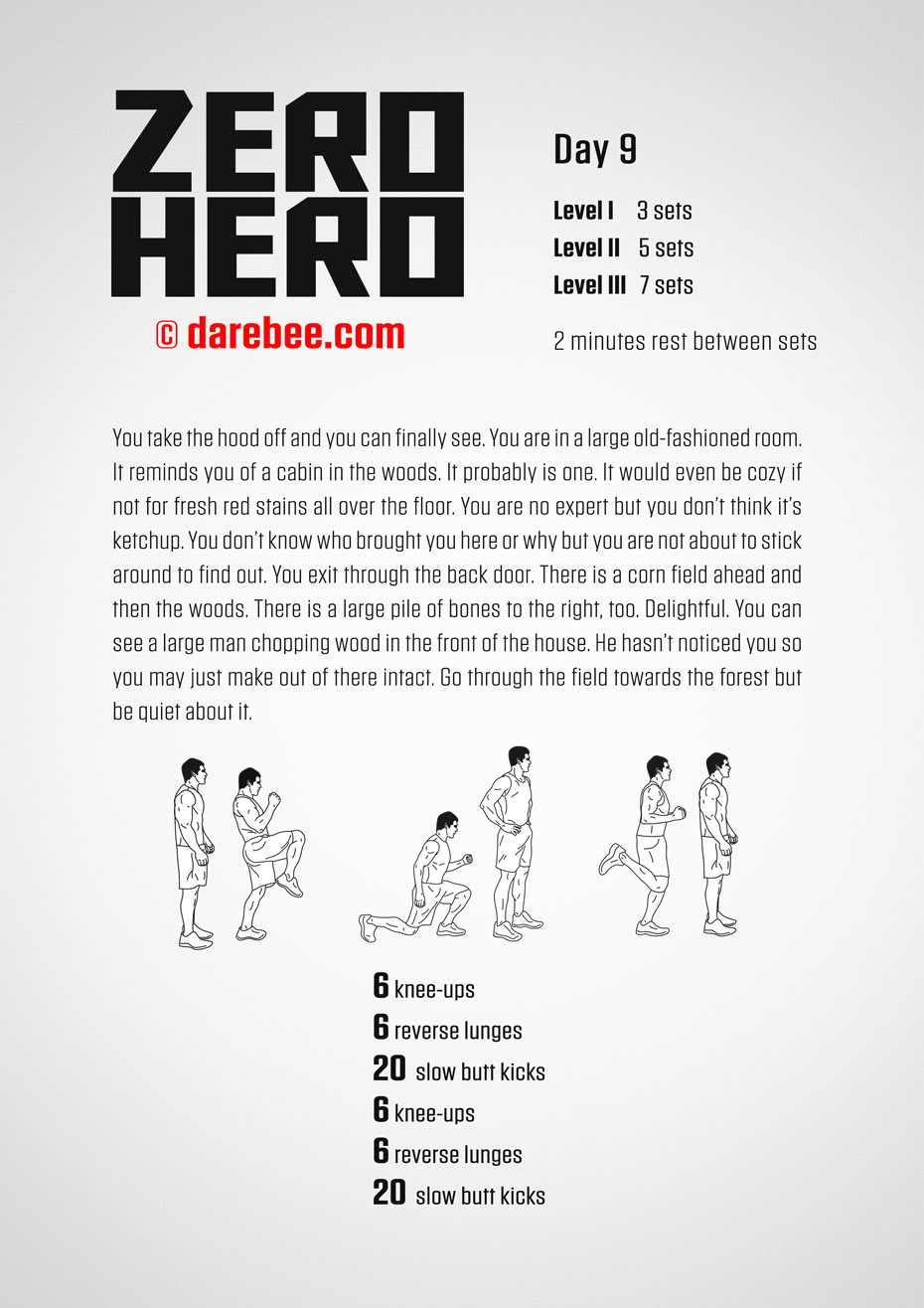 Zero Hero - 30 Day Low Impact Bodyweight Program