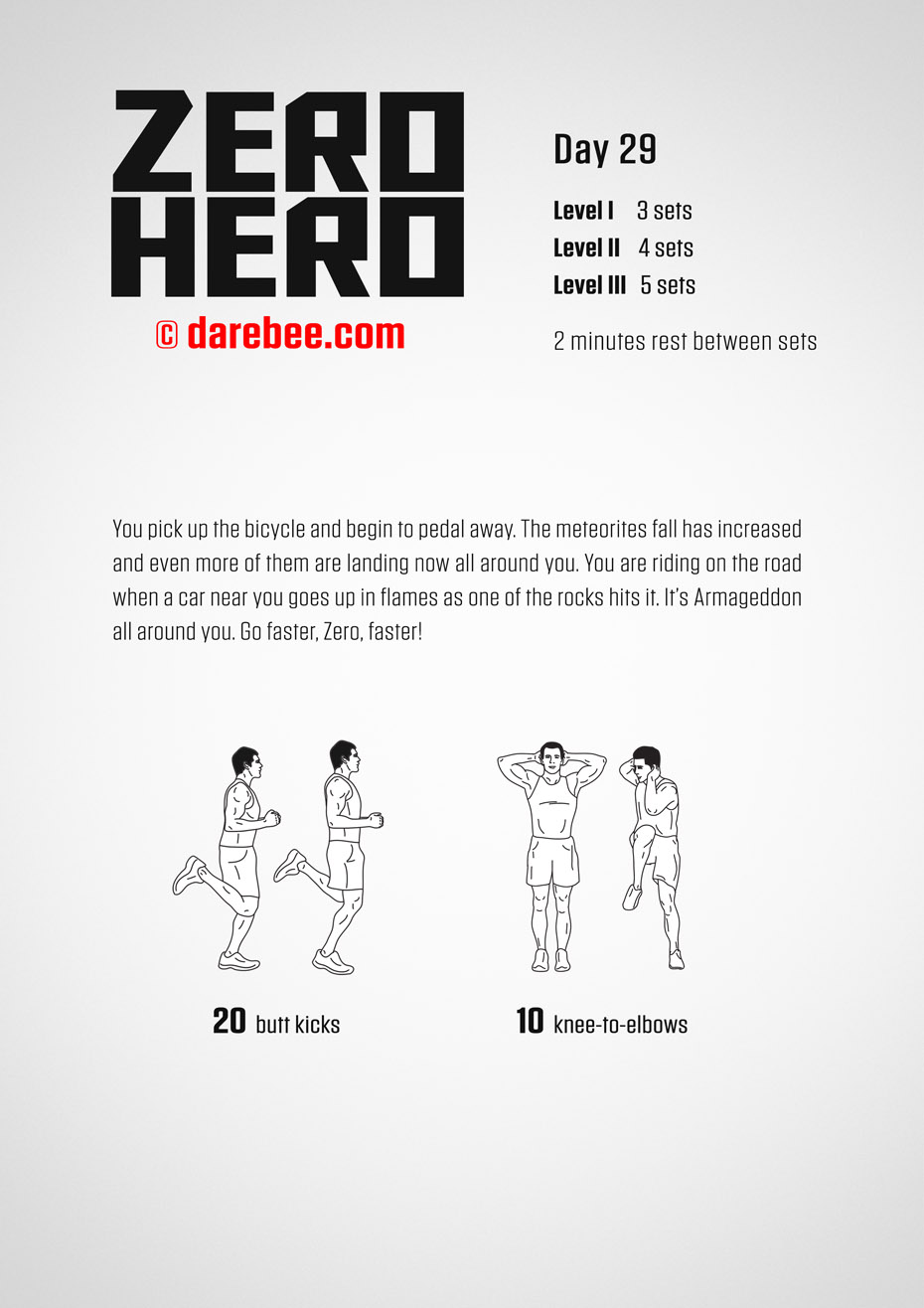 Zero Hero - 30 Day Low Impact Bodyweight Program