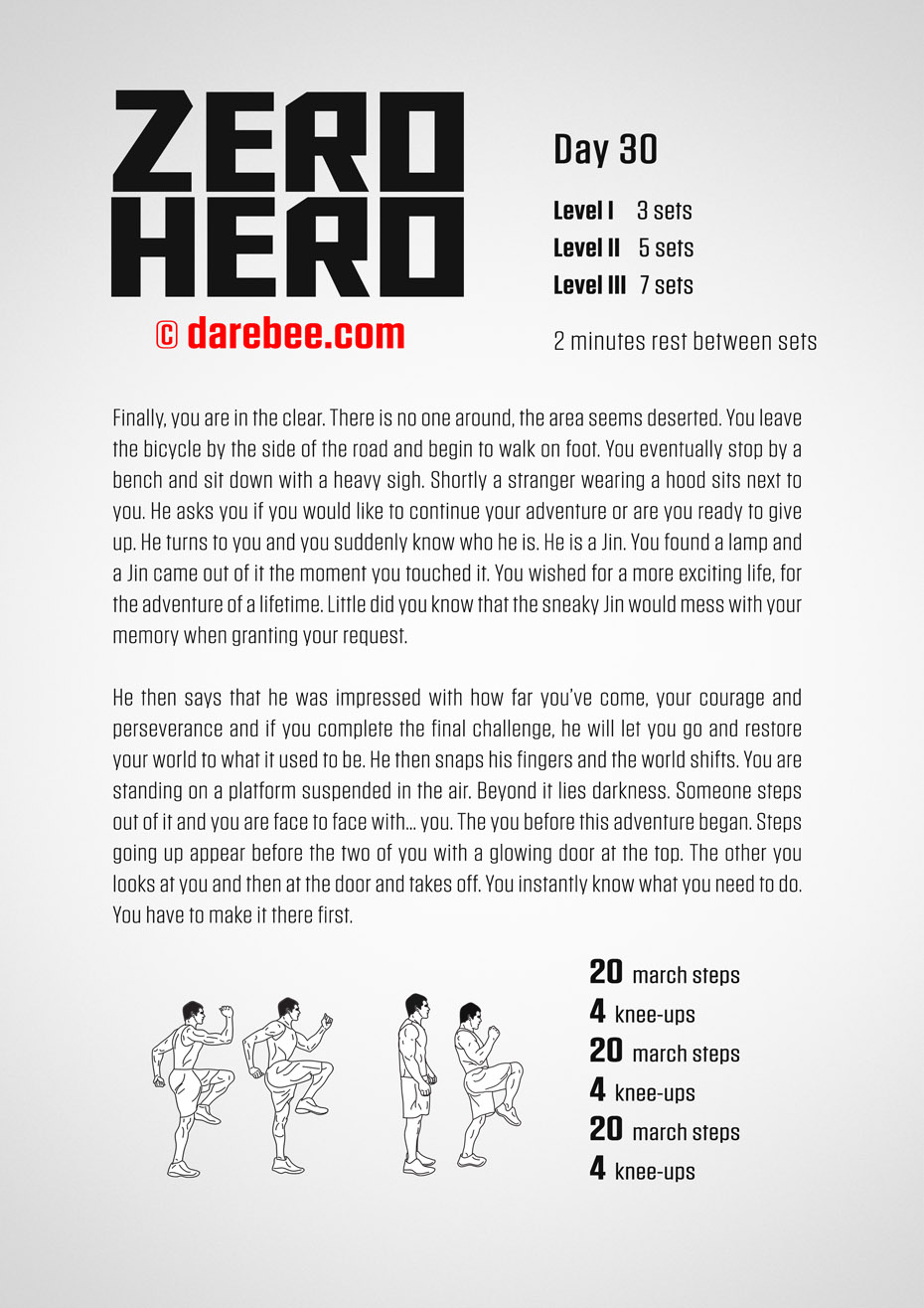 Zero Hero - 30 Day Low Impact Bodyweight Program