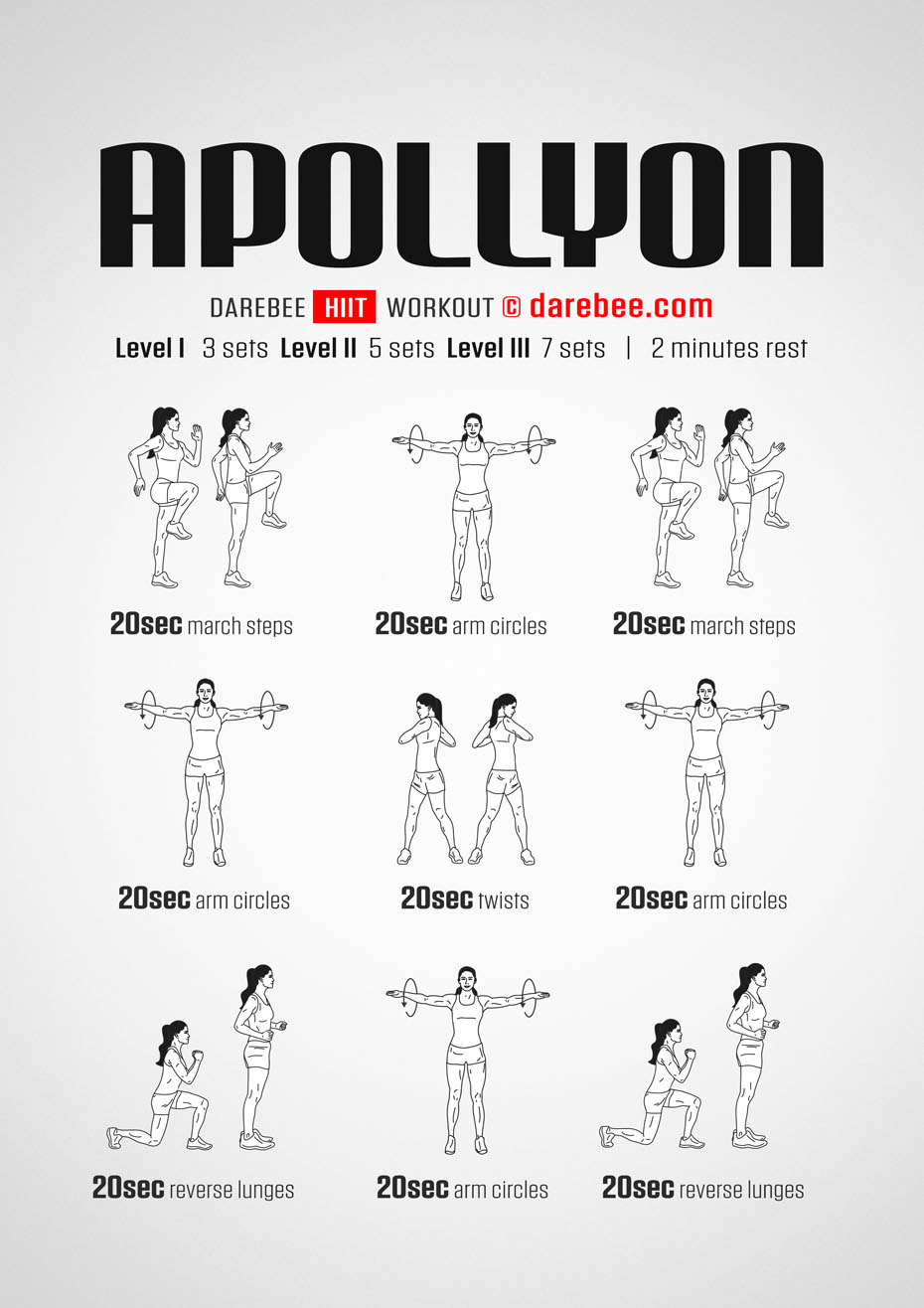 Apollyon is a free HIIT workout by Darebee