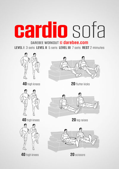 Sofa Workout Collection by DAREBEE