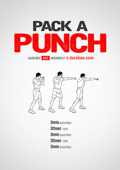 Pack a punch workout free from Darebee